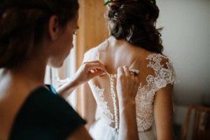 Příprava nevěsty na svatbu